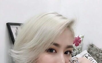 Công thức nhuộm tóc màu trắng