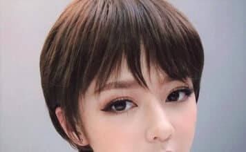 Tóc tém cho người mặt tròn to