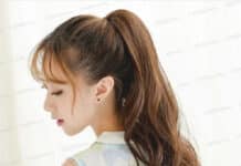 Tóc đẹp cho học sinh nữ cấp 2 đuôi gà