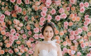 Tóc cô dâu cài hoa/ đính hạt